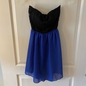 Semi formal strapless dress